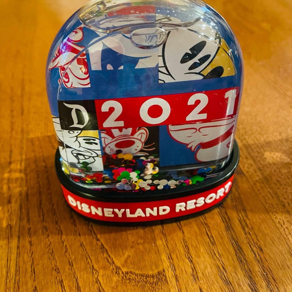 New 2021 Disneyland resort snow globe